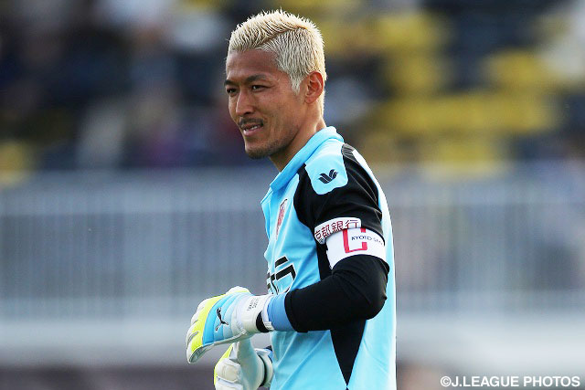 安定感を見せ、完封勝利に貢献した菅野 孝憲（京都）【明治安田Ｊ２ 第7節 群馬vs京都】