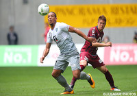 この試合最多4本のシュートを放ったウェリントン（福岡）【明治安田Ｊ１ 1st 第6節 神戸vs福岡】