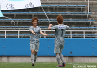 今季2点目のゴールでリードを広げた久富 賢（秋田）【明治安田Ｊ３ 第4節 YS横浜vs秋田】