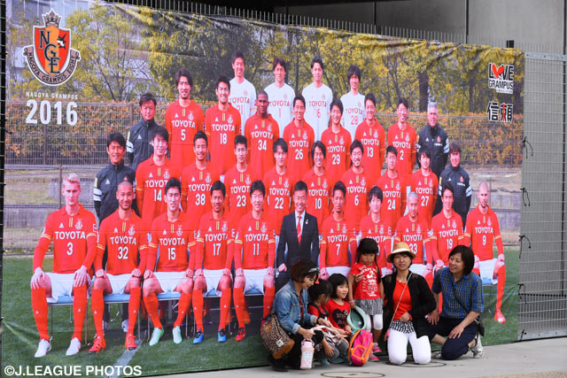 スタジアムに来れば皆がチームの一員です【明治安田Ｊ１ 1st 第6節 名古屋vs大宮】