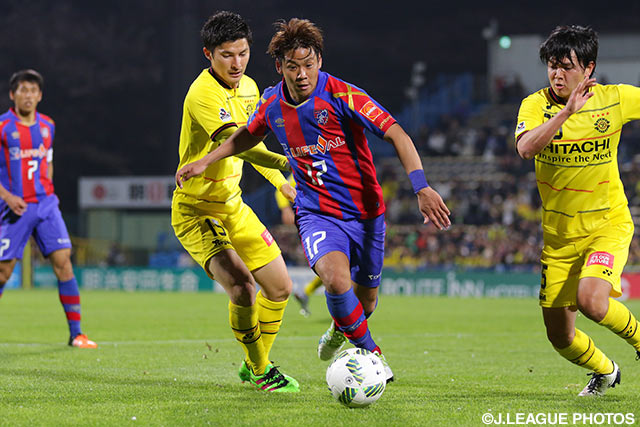 鋭いシュートを放ち、柏ゴールを強襲した河野 広貴（FC東京）【明治安田Ｊ１ 1st 第6節 柏vsFC東京】