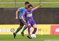 大量得点の口火を切る先制点を決めた枝本 雄一郎（藤枝）【明治安田Ｊ３ 第5節 藤枝vsYS横浜】