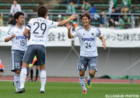 5分の先制点からわずか3分後に那須川 将大が追加点を挙げた松本【明治安田Ｊ２ 第8節 岐阜vs松本】