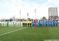 試合前に熊本地震災害の犠牲者への黙祷が捧げられた【明治安田Ｊ３ 第5節 秋田vs栃木】