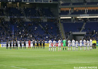 試合前に熊本地震の犠牲者へ黙祷が捧げられた【ＡＣＬ GS MD5 Ｇ大阪vs水原三星】