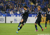 89分に今野 泰幸の一撃がネットを揺らし、1点を返したＧ大阪【ＡＣＬ GS MD5 Ｇ大阪vs水原三星】