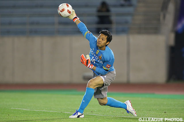 突然の交代出場となるも、最後まで無失点に抑えた武田 洋平（名古屋）【ＹＮＣ GS 第4節 名古屋vs甲府】