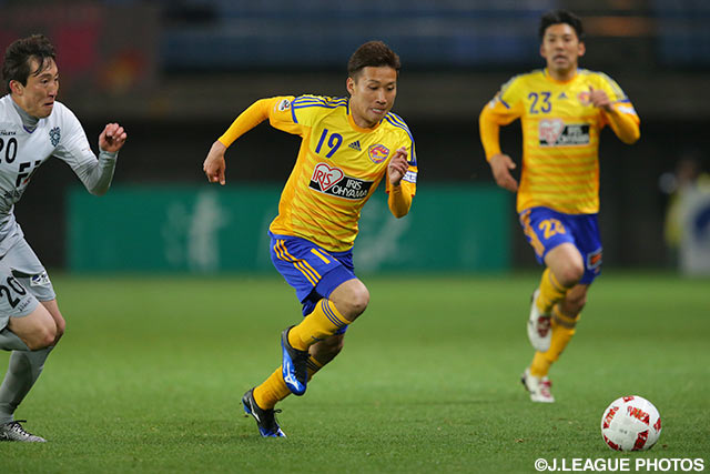 アグレッシブな動きで再三ゴールに迫った杉浦 恭平（仙台）【ＹＮＣ GS 第4節 仙台vs福岡】