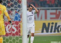 前線で奮闘するもノーゴールに終わった佐藤 寿人（広島）【ＡＣＬ GS MD5 山東魯能vs広島】