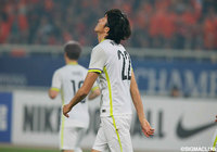 皆川 佑介（広島）の一撃は枠を捉えられず【ＡＣＬ GS MD5 山東魯能vs広島】