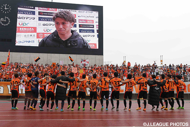 今季最多4ゴールを奪った山口が千葉に快勝【明治安田Ｊ２ 第9節 山口vs千葉】