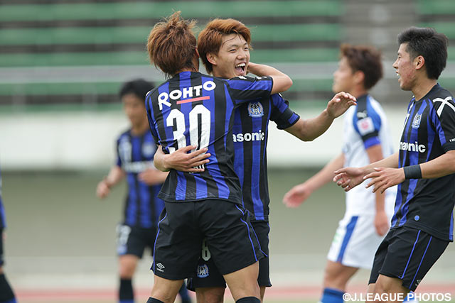 2ゴールを挙げ、2試合連続得点の堂安 律（Ｇ大23）【明治安田Ｊ３ 第6節 Ｇ大23vs大分】