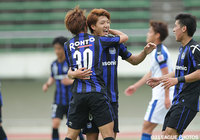 2ゴールを挙げ、2試合連続得点の堂安 律（Ｇ大23）【明治安田Ｊ３ 第6節 Ｇ大23vs大分】