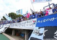 水戸＠駒沢（2016年4月23日）【各クラブのファン・サポーターから九州へのエール】