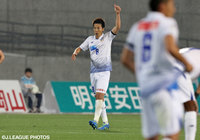 3試合ぶりの得点が貴重な決勝点となった林 陵平（山形）【明治安田Ｊ２ 第9節 岡山vs山形】