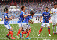 70分に同点のPKを決めた中村 俊輔（横浜FM）【明治安田Ｊ１ 1st 第8節 横浜FMvs広島】