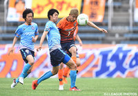 23分に今季初得点で均衡を破った佐藤 悠希（長野）【明治安田Ｊ３ 第6節 YS横浜vs長野】