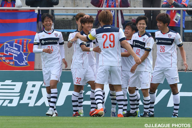 52分に貴重な決勝ゴールを決めたユ インス（Ｆ東23 #32）【明治安田Ｊ３ 第6節 鳥取vsＦ東23】