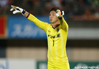 14本のシュートを浴びながらゴールを許さなかった加藤 順大（大宮）【明治安田Ｊ１ 1st 第8節 湘南vs大宮】