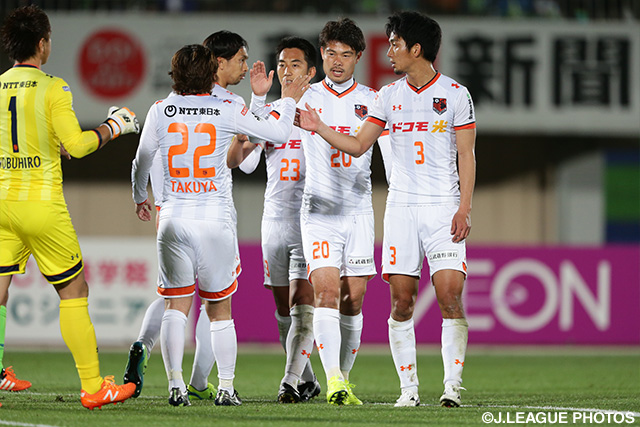 アウェイで勝利の大宮、勝点を14に伸ばす【明治安田Ｊ１ 1st 第8節 湘南vs大宮】