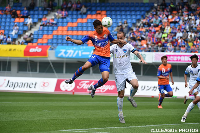 永井 龍のヘディングシュートで同点に追い付いた長崎【明治安田Ｊ２ 第10節 長崎vs横浜FC】