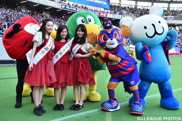 ミス調布の方々が味スタに来場！【明治安田Ｊ１ 1st 第9節 FC東京vs福岡】