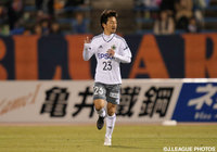 試合終盤に愛媛ゴールを脅かした工藤 浩平（松本）【明治安田Ｊ２ 第10節 愛媛vs松本】