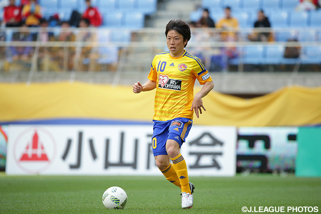 58分から5試合ぶりにピッチに立った梁 勇基（仙台）【明治安田Ｊ１ 1st 第9節 仙台vs鳥栖】