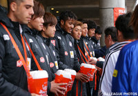 新潟＠デンカＳ（2016年4月30日）【熊本地震災害に対する義援金募金】