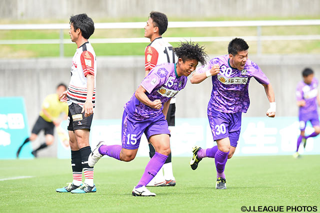 Ｊリーグ初得点が値千金の逆転ゴールとなった平石 直人（藤枝 #15）【明治安田Ｊ３ 第7節 藤枝vs盛岡】