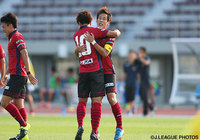 3試合連続ゴールで同点とした田中 恵太（琉球）【明治安田Ｊ３ 第7節 琉球vs相模原】