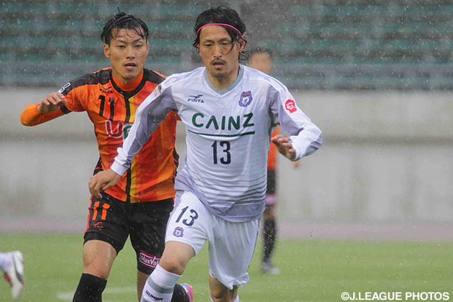 高橋 駿太（群馬）は3試合連続得点を狙うもゴールならず【明治安田Ｊ２ 第11節 山口vs群馬】