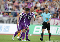 63分に今季初ゴールを決めた山瀬 功治（京都）【明治安田Ｊ２ 第11節 京都vs清水】