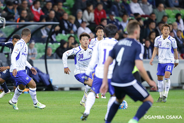 後半からピッチに経った17歳の堂安 律（Ｇ大阪）【ＡＣＬ GS MD6 メルボルンビクトリーvsＧ大阪】