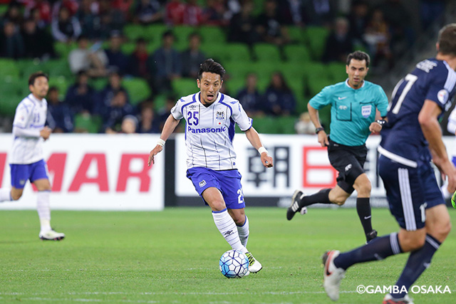 先発でフル出場した藤本 淳吾（Ｇ大阪）【ＡＣＬ GS MD6 メルボルンビクトリーvsＧ大阪】