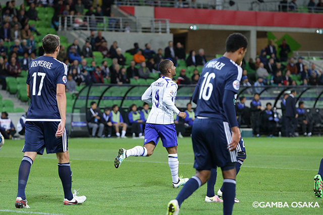 85分に追撃ゴールを決めたアデミウソン（Ｇ大阪）【ＡＣＬ GS MD6 メルボルンビクトリーvsＧ大阪】