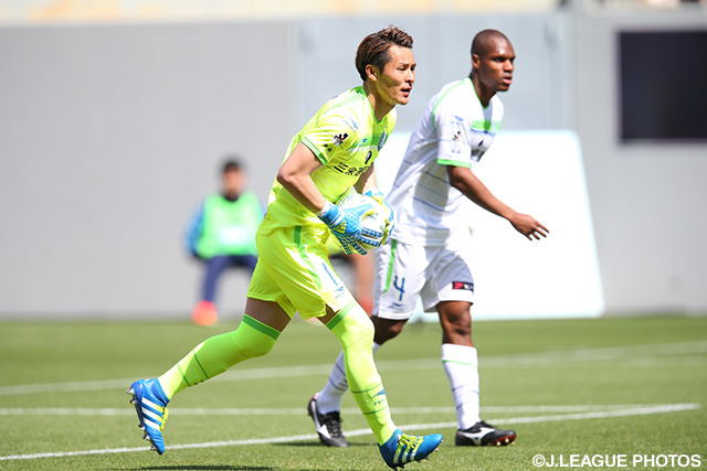 2試合連続で完封した村山 智彦（湘南）【明治安田Ｊ１ 1st 第10節 鳥栖vs湘南】