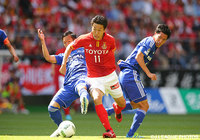 ドリブルで相手守備陣を切り裂く永井 謙佑（名古屋）【明治安田Ｊ１ 1st 第10節 名古屋vs横浜FM】