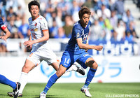 63分から投入された平井 将生（福岡）【明治安田Ｊ１ 1st 第10節 福岡vs大宮】