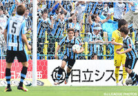 殊勲の勝越し点を頭で押し込んだ大久保 嘉人（川崎Ｆ）【明治安田Ｊ１ 1st 第11節 柏vs川崎Ｆ】