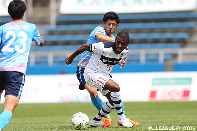 先発フル出場のムリキ（Ｆ東23）はゴールはならず【明治安田Ｊ３ 第8節 YS横浜vsＦ東23】