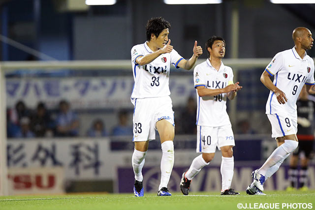 55分に金崎 夢生の今季4点目で先制した鹿島【明治安田Ｊ１ 1st 第11節 磐田vs鹿島】