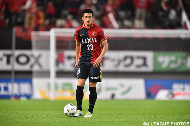 U-23日本代表でも活躍する植田 直通。今季は二つのチームでフル稼働【明治安田Ｊ１ 1st 第12節 鹿島vs横浜FM】