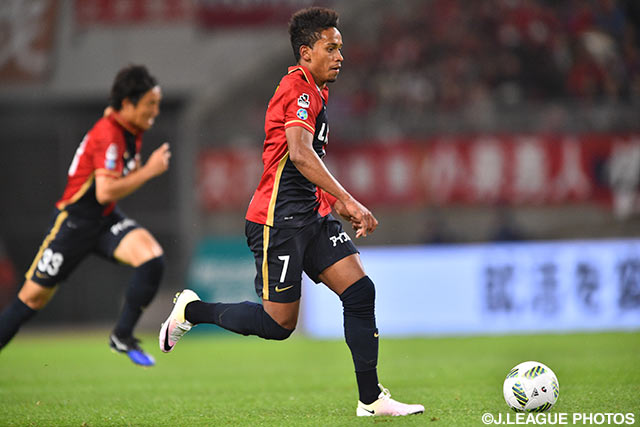 積極的にシュートを放ち、追加点を狙ったカイオ（鹿島）【明治安田Ｊ１ 1st 第12節 鹿島vs横浜FM】