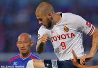 1点を返し、反撃の狼煙を上げたシモビッチ（名古屋）【明治安田Ｊ１ 1st 第12節 甲府vs名古屋】