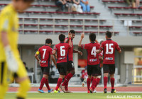 決勝のPKを決めてチームを２位に浮上させたパブロ（琉球）【明治安田Ｊ３ 第9節 琉球vsＧ大23】