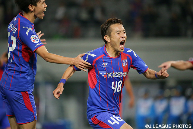65分には勝ち越しゴールを決めた水沼 宏太（FC東京）【ＡＣＬ ラウンド16 第1戦 FC東京vs上海上港】
