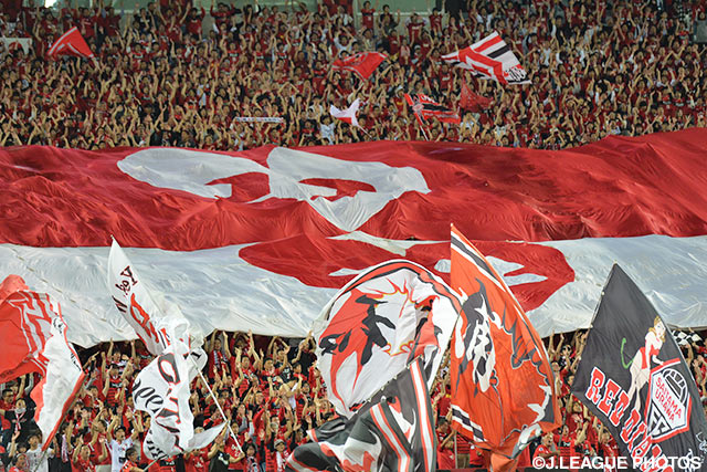 スタンドを赤く染め、大声援を響かせた浦和のファン・サポーター【ＡＣＬ ラウンド16 第1戦 浦和vsFCソウル】