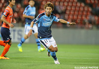 この試合最多4本のシュートを放った松浦 拓弥（磐田）【ＹＮＣ GS 第5節 大宮vs磐田】