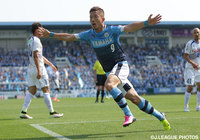 27分に先制点を挙げた太田 吉彰(磐田)【明治安田Ｊ１ 1st 第13節 磐田vs甲府】
